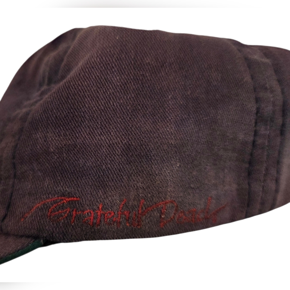 Vintage 90s Grateful Dead Dad Hat Rare Leather Strap Made In USA - Picture 3 of 5